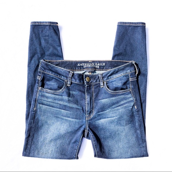 American Eagle Outfitters Denim - American Eagle Dark Wash Super Stretch Jeggings